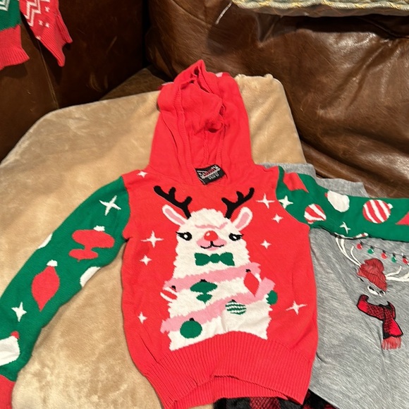 Holiday Christmas 🎄 Clothing. Bundle of 2 Sweaters and pajamas - Picture 17 of 17